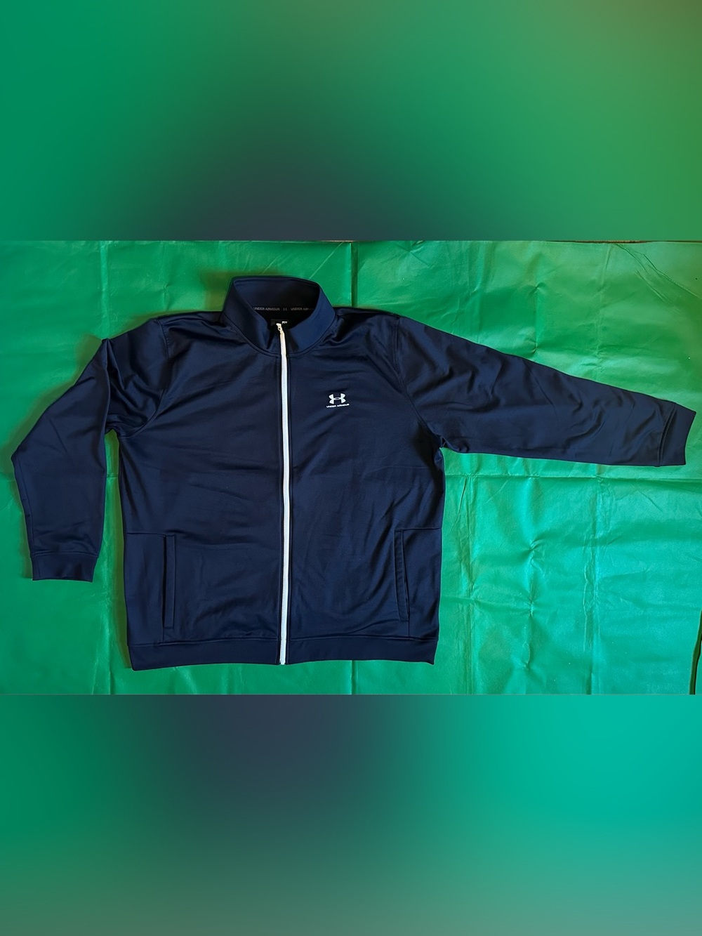 Under Armour 4XL Black Full Zip Performance Jacket NWOT Athletic